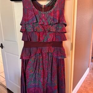 Marc By Marc Jacobs Multicolor Patterned Dress